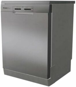 CANDY Lavastoviglie HCF3C7LFX A+++ 13C 47DB WiFi INOX con design inox, alta efficienza energetica e controllo tramite app.