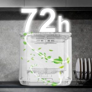 Lavastoviglie automatica da tavolo per 5 persone, senza installazione, ideale per famiglie e appartamenti piccoli.