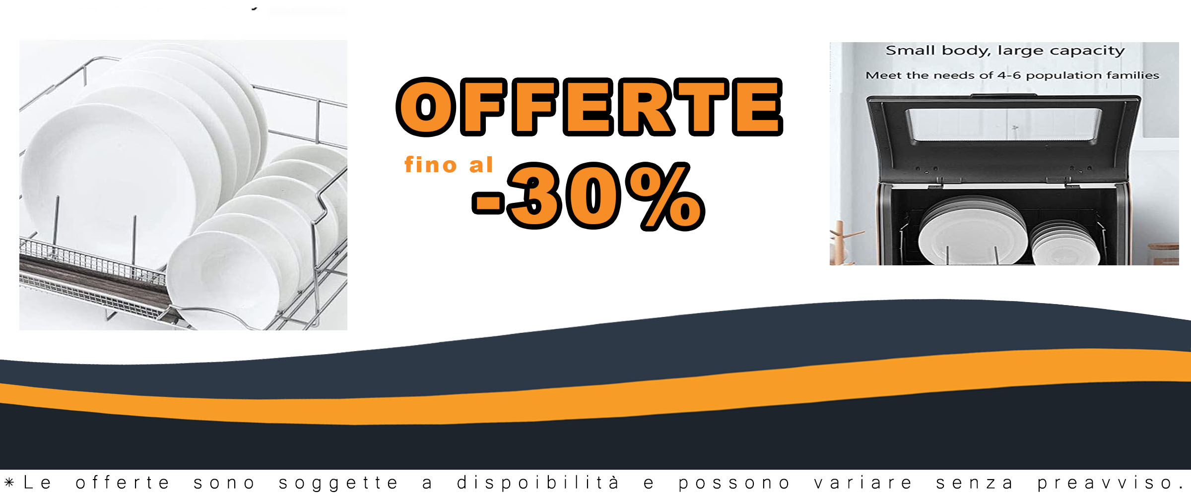 Mini lavastoviglie da banco con interno in acciaio inox, spruzzatura a 360° e design compatto per una pulizia efficace e veloce.