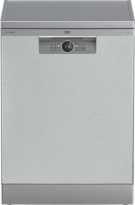 Lavastoviglie BEKO BDFN26521XQ Inox 3° Vassoio con 3° vassoio extra e design inox elegante, ideale per famiglie numerose.
