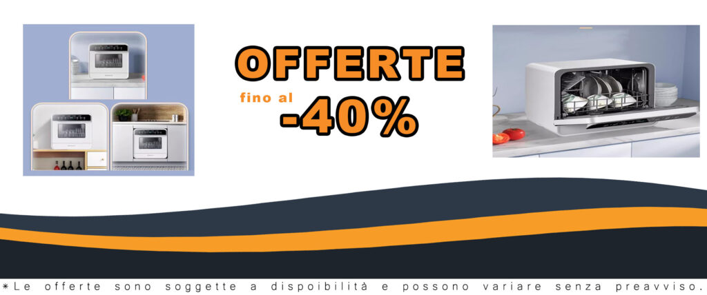 Lavastoviglie Automatica Piccola, adatta per uso domestico, con grande capacità di lavaggio e asciugatura rapida.
