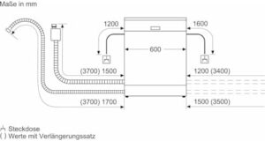 Lavastoviglie N 70 completamente integrata, modello S257EAX00E, 60 cm, XXL, con capacità elevata e design moderno