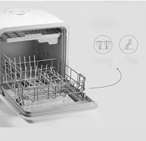 WolFum Lavastoviglie compatta, ideale per cucine piccole e senza necessità di installazione, perfetta per famiglie e single.