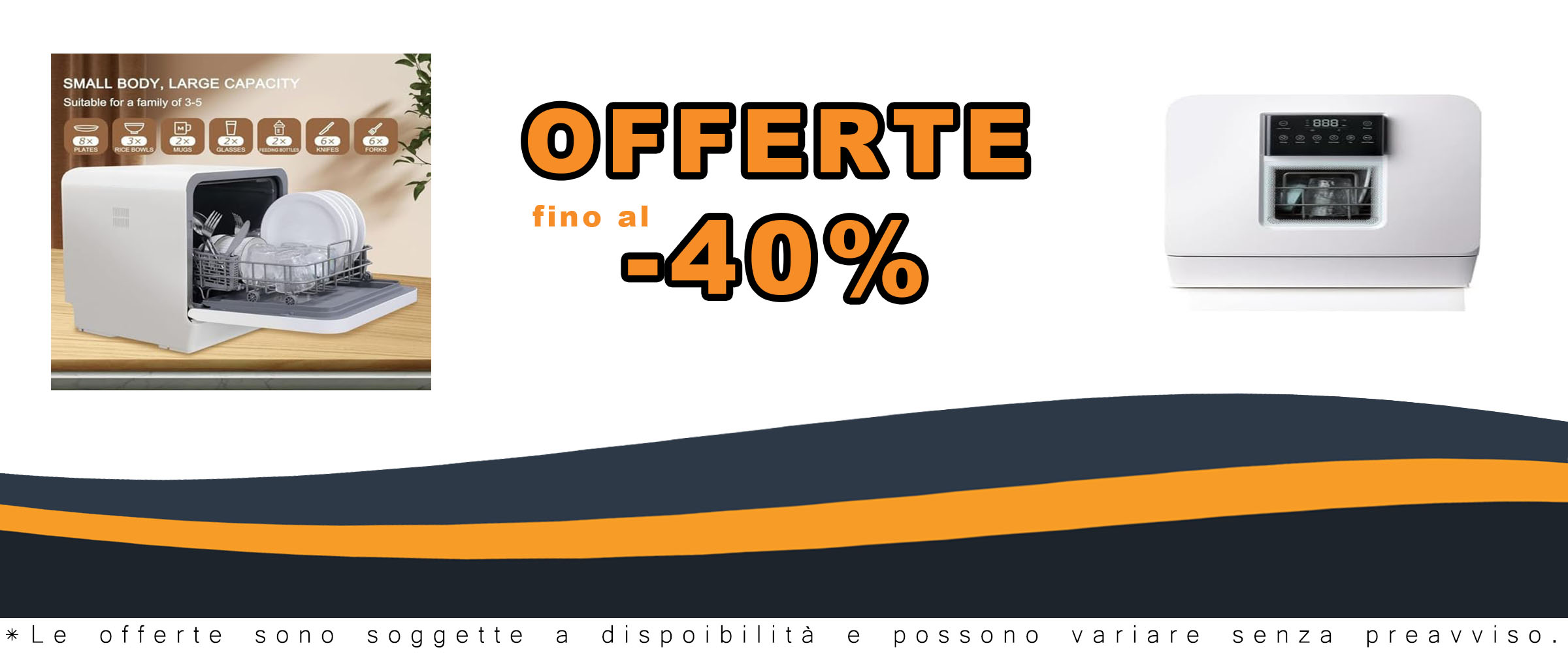 Lavastoviglie portatile con serbatoio acqua, blocco bambini, asciugatura a caldo, e spruzzatura a 360 gradi, perfetta per piccoli spazi