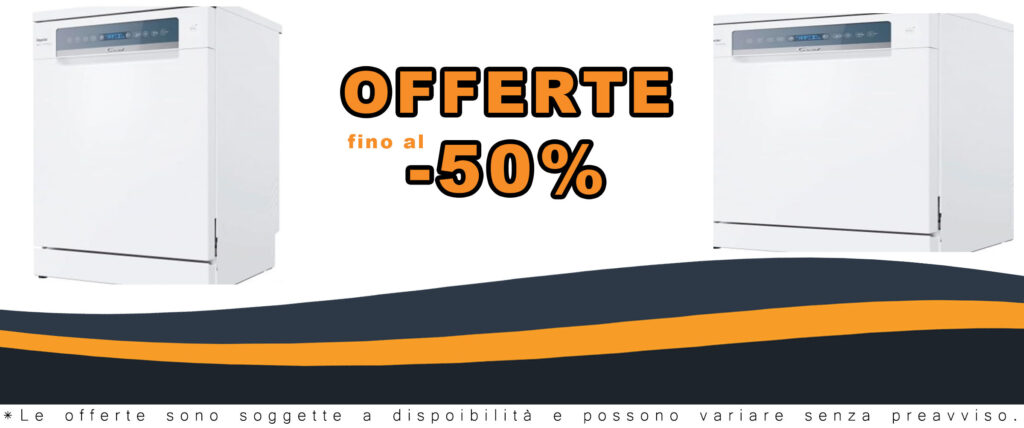 Lavastoviglie CANDY CF 6B2S3PSW Bianco, design compatto e alta efficienza energetica