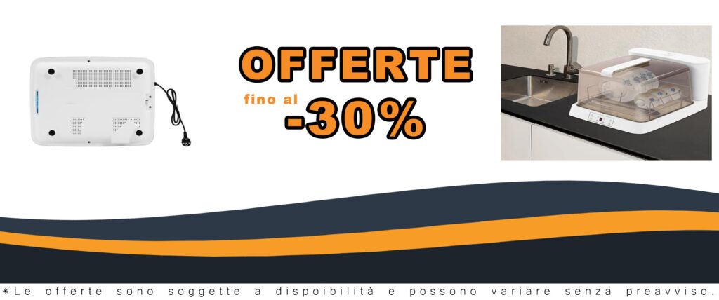 Lavastoviglie Portatile 800 W Automatica, ideale per appartamenti, residence e camping car