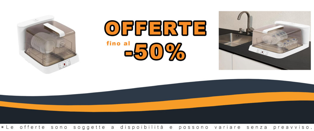 Mini lavastoviglie multifunzionale con risciacquo, asciugatura e ugello girevole a 360° ideale per spazi ridotti.