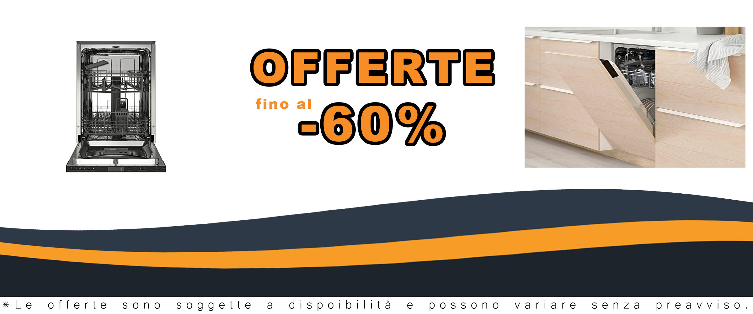 Lavastoviglie integrata LAGAN, 45 cm, design compatto, silenziosa ed efficiente energeticamente