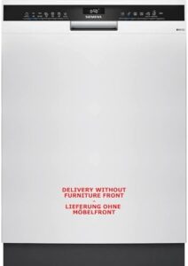 Lavastoviglie Siemens iQ300 SN43HW10TE sottopiano 60 cm in bianco, perfetta per l'efficienza energetica e il risparmio.