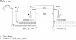 Lavastoviglie Bosch Serie 4 SBV4HTX00E completamente integrata, 60 cm, XXL, con funzionalità avanzate e design silenzioso.