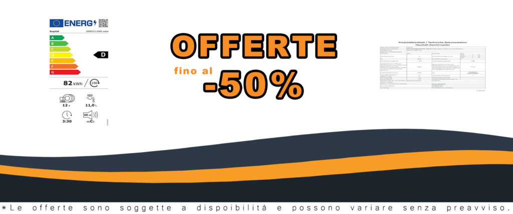Lavastoviglie Exquisit AquaStop GSP6312-030D, autoportante con 12 soffitti, 60 cm, colore bianco