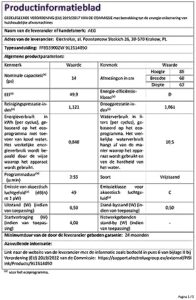 Lavastoviglie AEG FFB53900ZW 14 coperti, acciaio inox, bianca, in funzione con piatti puliti