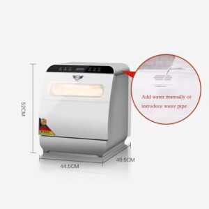 Lavastoviglie automatica da tavolo per piccole famiglie, facile da usare e senza installazione