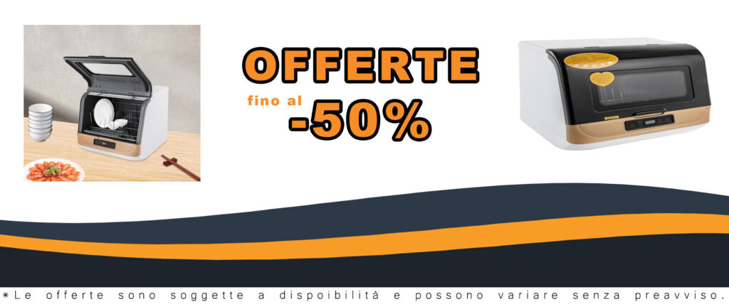 Lavastoviglie portatile mini in oro, ideale per dormitori, camper e piccoli appartamenti