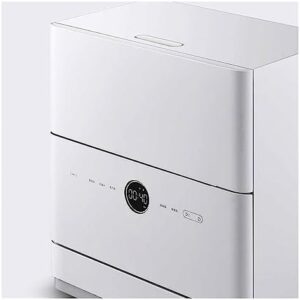 Lavastoviglie Da Tavolo Intelligente S1 in un ambiente cucina compatto, ideale per spazi ridotti.