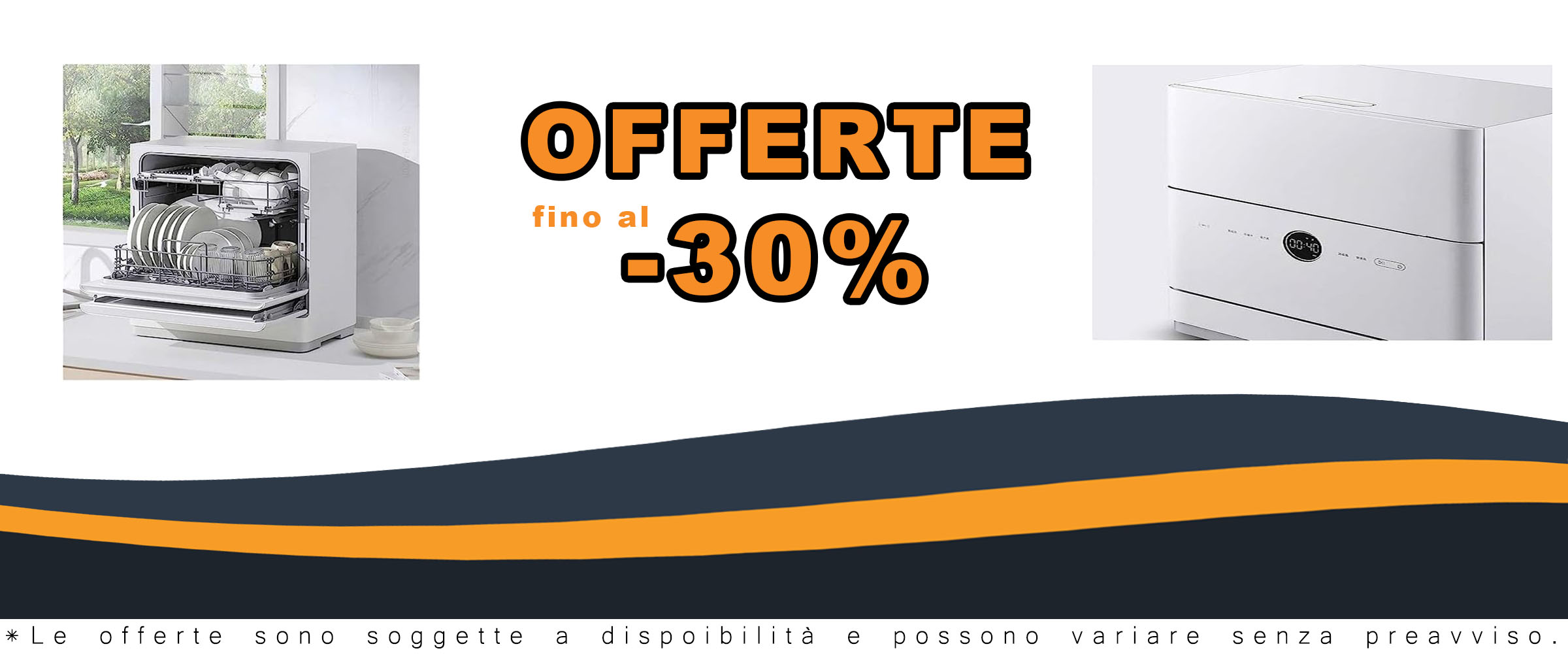 Lavastoviglie Da Tavolo Intelligente S1 in un ambiente cucina compatto, ideale per spazi ridotti.