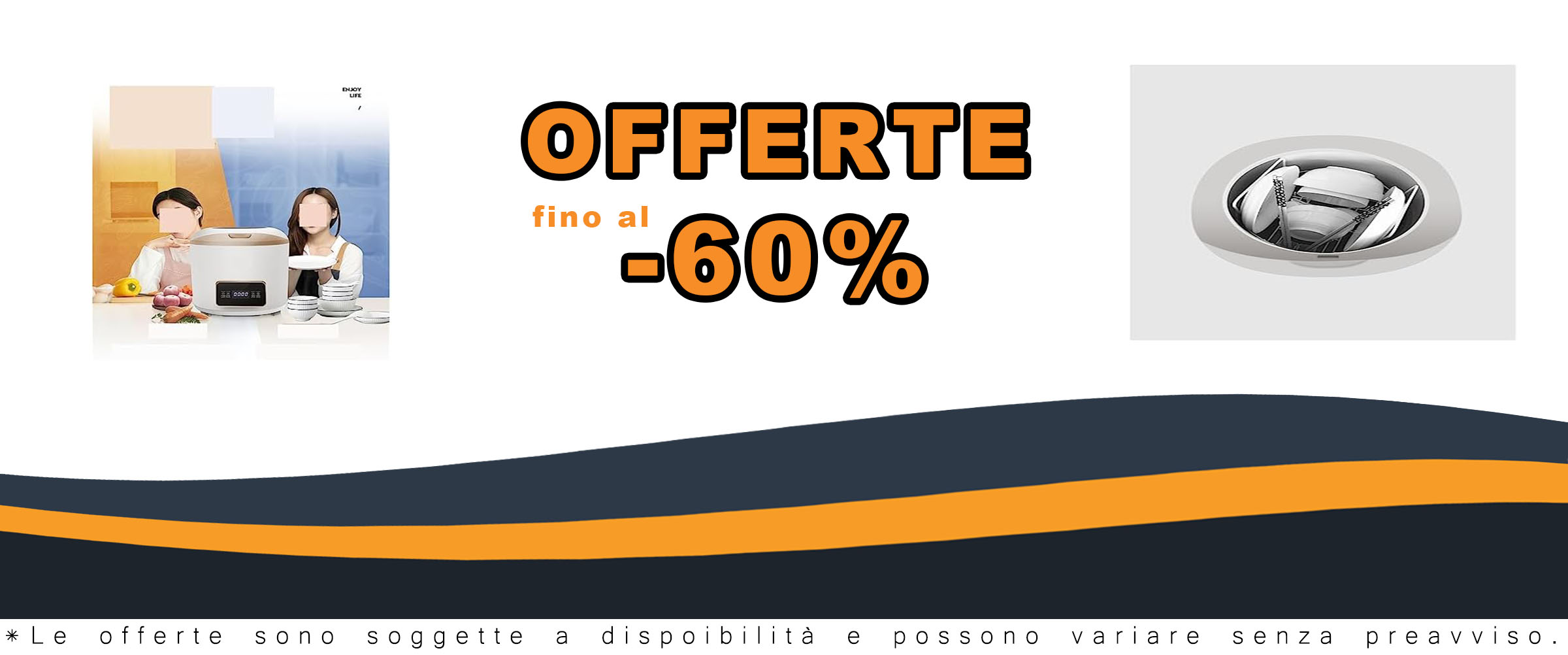 Mini lavastoviglie compatta con risparmio idrico ed energetico, ideale per frutta e verdura