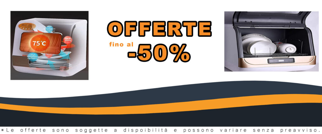 Gvqng Lavastoviglie Portatile da Appoggio in funzione, ideale per piccoli appartamenti, dormitori e camper