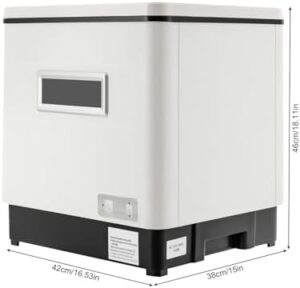 Lavastoviglie da tavolo 1500 W, compatta e automatica, ideale per appartamenti e dormitori.