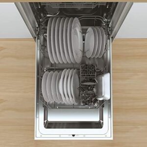 Lavastoviglie Candy CDIH 2L1047, completamente integrata, con motore inverter e sistema Aquastop.