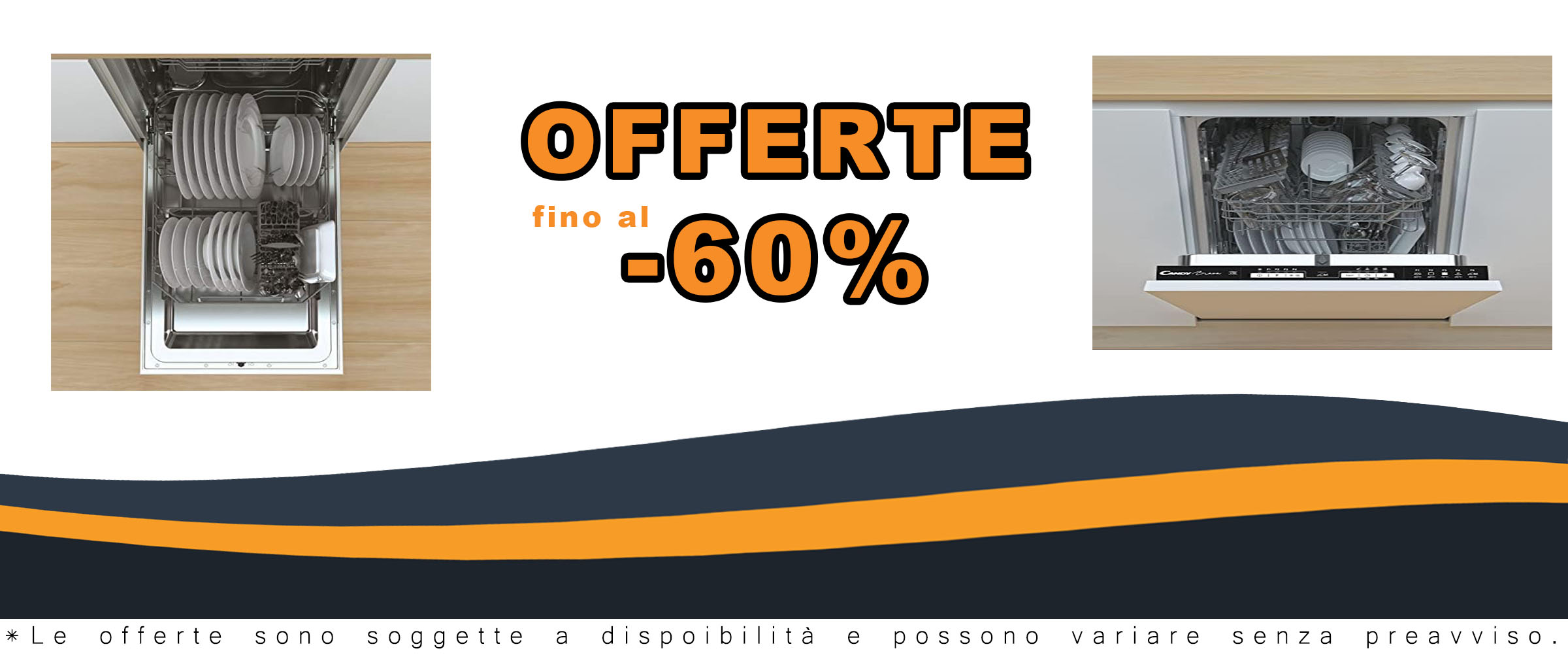 Lavastoviglie Candy CDIH 2L1047, completamente integrata, con motore inverter e sistema Aquastop.