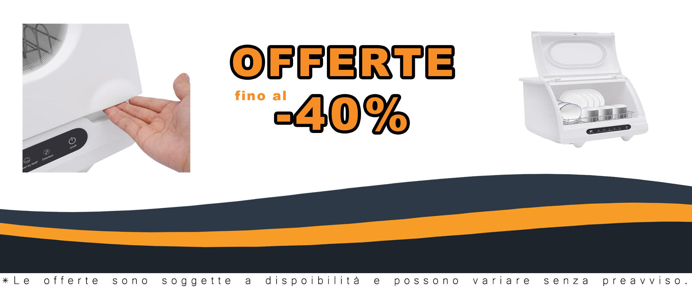 Immagine della WENNEWU Lavastoviglie Portatile da Appoggio, compatta e funzionale per piccoli appartamenti.