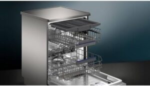 Lave-Vaiselle 14 Couverts 40dB Inox Classe B, lavastoviglie silenziosa ed efficiente con capacità per 14 coperti.
