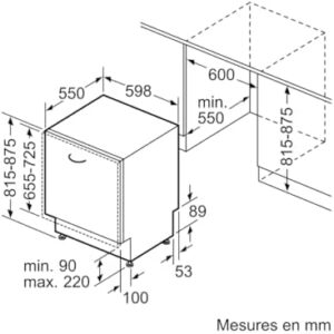 LAVE-VAISSELLE TOUT INTÉGRABLE 14 COUVERTS 40dB CLASSE B TIROIR ZÉOLITH in azione, lavando piatti con silenziosità e efficienza.