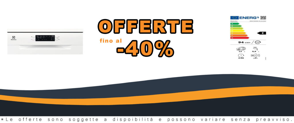 Lavastoviglie 13 coperti bianca, silenziosa e efficiente Classe E