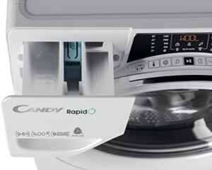 Lavasciuga Candy RapidO' ROW4964DWMCE/1-S, 9+6 Kg, 1400 Giri, Wi-Fi + BLE, con Controllo da Remoto e Partenza Ritardata  
