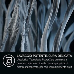 Lavatrice AEG Serie 8000 LR8H84BBY in bianco con capacità 8kg e tecnologia PowerCare