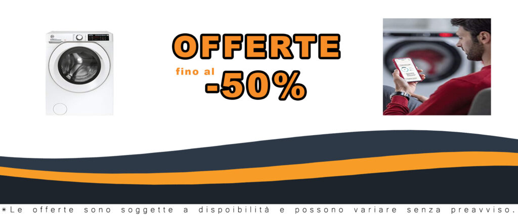 Hoover H-WASH 500 Lavatrice 9 Kg con Wi-Fi, controllabile tramite app hOn, classe energetica A