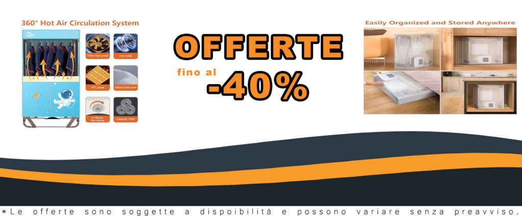 Uten Asciugatrice Pieghevole 140cm 1500W, portatile e compatta, ideale per famiglie e dormitori