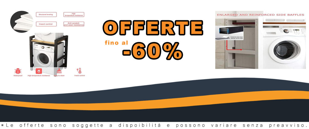 Delorm Lavatrice Scaffale Tamburo 2 Livelli con capacità di 300 kg, perfetto per lavanderia, cucina, e balcone