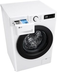 LG AI DD D4R3009NSWB Lavasciuga 9 - 6kg, lavatrice e asciugatrice con motore inverter e tecnologia Eco Hybrid