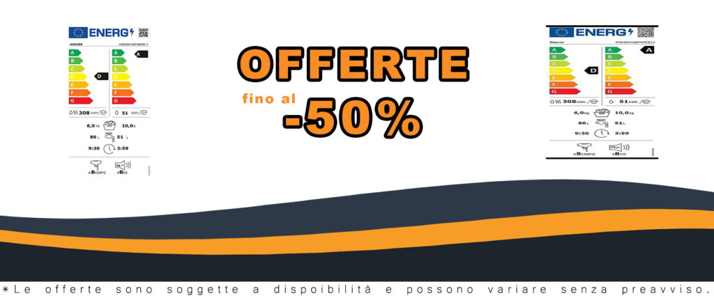 Hoover H3DSD4106TAMCE11 H-Wash&Dry 300 Pro, lavasciuga 10 kg con funzione vapore, carica frontale, e 16 programmi per prestazioni eccellenti.