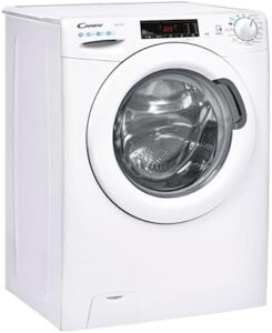 Immagine della Candy Smart Lavatrice 9 Kg, con design elegante e funzionalità avanzate come la connettività NFC e la partenza ritardata.