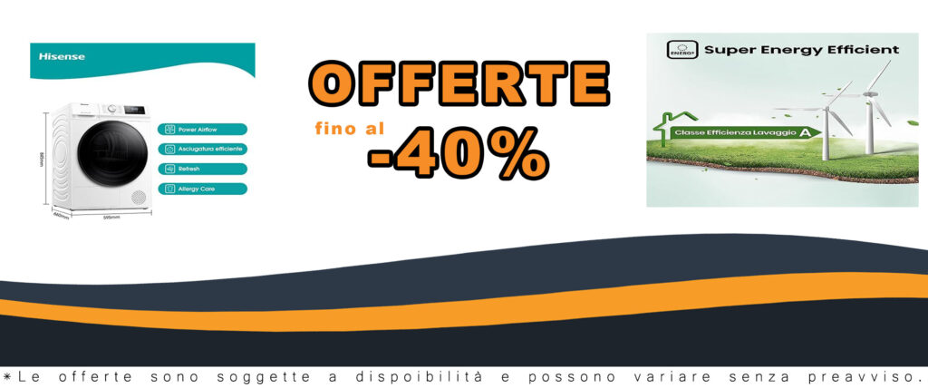 Hisense DHQA902U Asciugatrice a Pompa di Calore con Ion Tech e WFQE9014EVJM Lavatrice a Carica Frontale