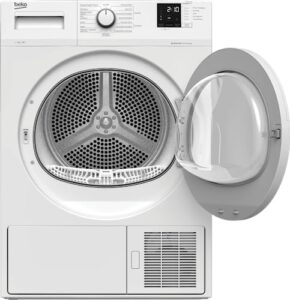 BEKO Asciugatrice Slim DRXS712W Young, 7 Kg con Classe A+ e Pompa di Calore