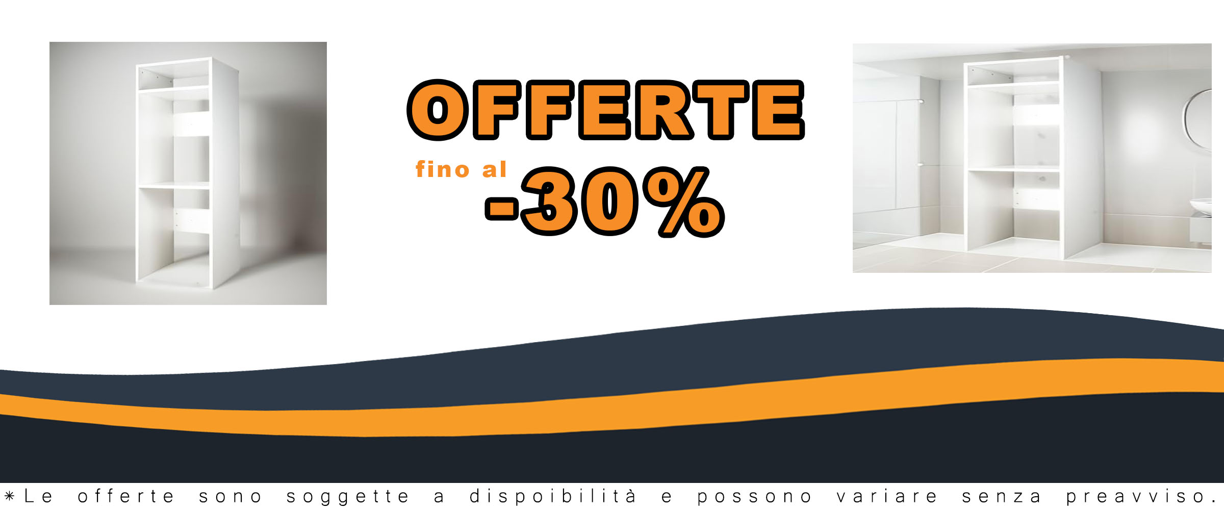Mobile a colonna bianco per lavatrice e asciugatrice Arredo Stock, design compatto e moderno