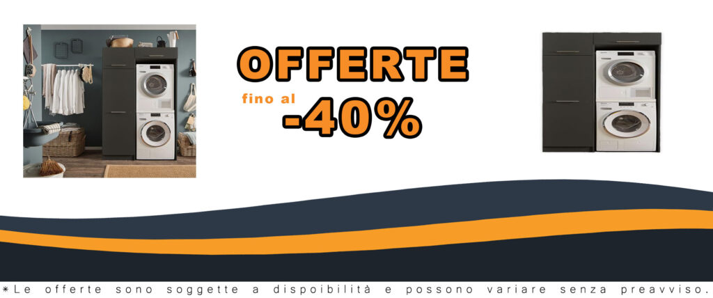 Armadietto Laundreezy per lavatrice e asciugatrice, grigio antracite, design funzionale e spazioso