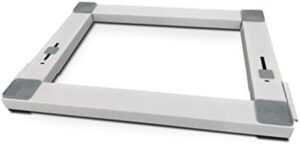 Meliconi Base Torre Extra L60 con base in metallo antivibrazione e cassetto estraibile, ideale per lavatrice e asciugatrice.
