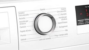 Bosch WTH85V17IT Serie 4, Asciugatrice a pompa di calore da 7 kg, perfetta per famiglie moderne, con un design elegante e funzionale.