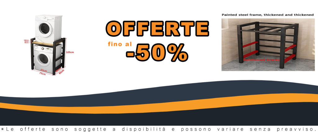 Scaffale DELORM impilabile a 2 livelli, ideale per bagno, cucina, e lavanderia con capacità di 300kg.