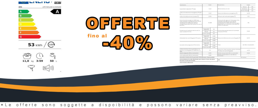 AEG LFR7304L4B - Lavatrice bianco/nero con display LCD XXL e programma igienico