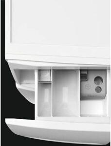 AEG Lavatrice Carica Frontale 8KG 1400G con funzione vapore, design elegante in silver.