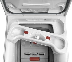 AEG LTR7E70260 lavatrice caricamento dall'alto, 6 kg, 1200 rpm, classe energetica B, bianca