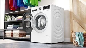 Bosch WGG142Z0IT Serie 6 - Lavatrice a carica frontale, capacità 9 kg, con Iron Assist che riduce le pieghe e sistema Anti-macchia, design bianco