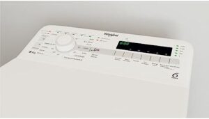 Whirlpool TDLR 6240S IT Lavatrice Caricamento Dall'alto 6 kg, 1200 giri/min, bianca, ideale per spazi ridotti e famiglie piccole.
