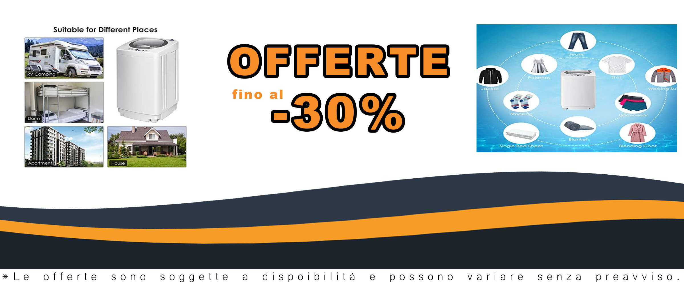 Relax4Life Mini Lavatrice 3,5 kg con caricamento dall’alto, ideale per appartamenti e campeggio.